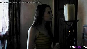 Kyler quinn caught masturbating pussy by step mom begs for family session!