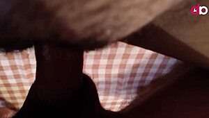 Romantic Couple Bed Breaking Sex