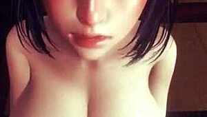 Hinata Hyuga fucks me with her big tits!