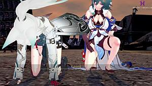 Want to see Yukong, Tingyun, and Feixiao in Phantylia deception action?