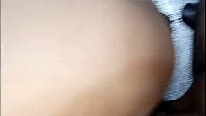 Is the maid getting bent over for doggy sex?