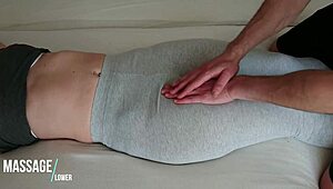 hey, wanna touch her teen pussy in yoga pants?