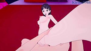 Suguha Kirigaya Gets Intense Action in Sword Art Online Hentai 3D Scene. Pure Anime Heat!