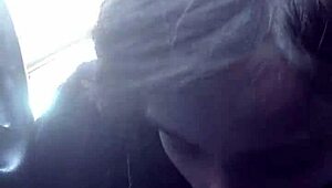 Lesbian bestfriend sucks me off on the road until swallowing