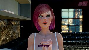 Ever Seen A Dickgirl Persuade A Shy Guy For 3D Anal Sex?