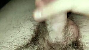 Young twink jerks off in homemade video.