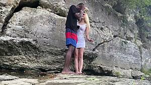 Bigdaddykj and his interracial couple enjoy outdoor fucking on a hike, their big black cocks dominating the scene