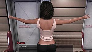 Stranded in Space: Heated Debates with Ebony Woman