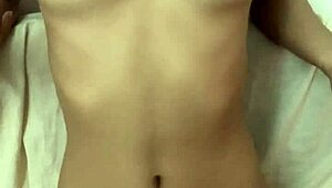 Small and sweet 18-year-old reveals her stunning body for you.