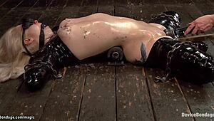 Hey, watch this lezdom torment blonde and ebony