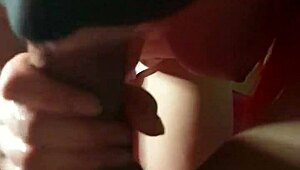 Ariel Sucks Redhead Slut And Holds Cum In Mouth