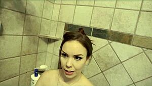 Showering Turns Wild with French Stepmom ImMeganLive WCA Productions