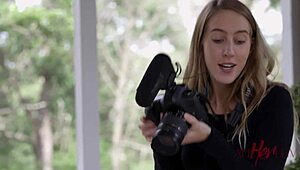 Watch this petite girl get massaged and fingered