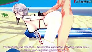 Arlecchino Fucking Bikini Sex on Beach