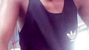 I saw two young guys at the gym and then one went to fuck the stranger, cumming inside her