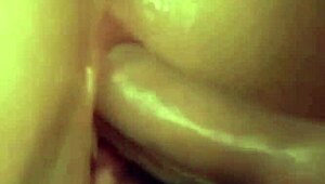 Close-up view of my girlfriend getting fucked hard in doggystyle after our argument