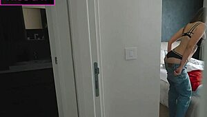 a sneaky midnight fuck with stepmom in shared bed