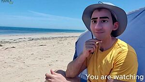 Step Gay Dad Series! Surfs Up with Clothing Optional Vibes, Man!