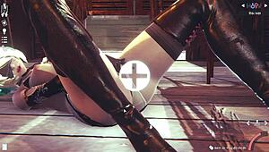 In this 3D simulation, a cute girl explores adventures