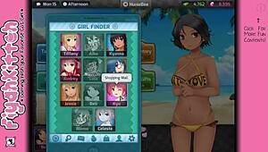 sex with the girl next door in huniepop 😘