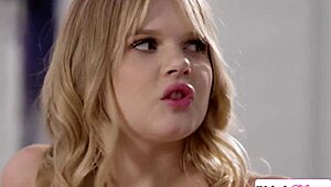 i'm licking and fingering my petite teen 18+ bff's shaved pussy while she kisses me