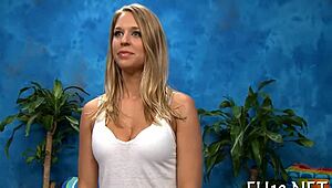 Sexy 18 year old girl poses in old style