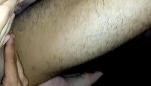hairy dick in big shaved pussy contrast.