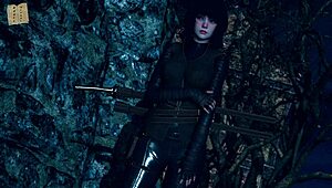 Eternum 220 remastered: Curvy anime teen in revealing outfit plays erotic game.