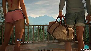 Dreamland 26 - two hot redheads showering in nature, wow!