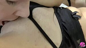 Laceystarr features mega boob european blonde lesbian scene