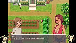 हेंटाई गेम डेली लाइफ इन कंट्रीसाइड पार्ट 5. बाथरूम में ब्लोजॉब और शावर फकिंग शामिल।