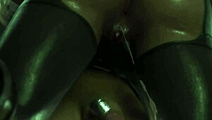 they had hot sex on the street in 3d animation, with facial cumshot, squirt, and creampie