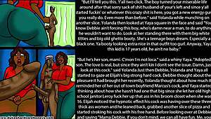 Eighteen year old with step mom and big booty friends in comic