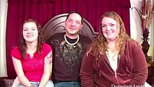 Wow, check this casting of nervous amateurs! Desperate milf, teen, and bbw try first-time sucking. 😲