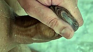 Brazilian twink enjoys solo homemade shower orgasm