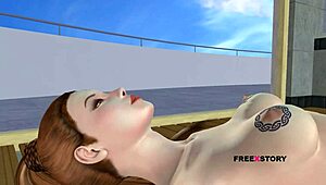 hey, check out this teen girl masturbating with a carrot in 3d anime?