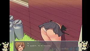 Hentai Game Daily Life Of My Countryside Spanish Part 8 Accident And Lesbian Scene