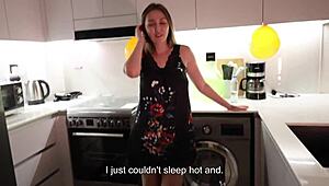 i banged my friend’s mom in the kitchen after his birthday bash! 🎉