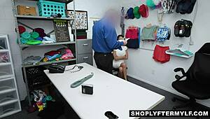 stripping mckenzie lee bare in the back office 😍