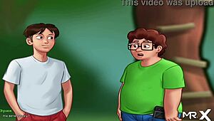 in summertime saga, they have laundry sex e3 54 😍