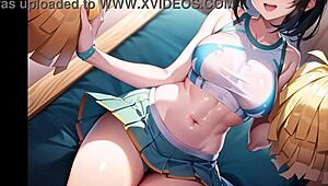 Hot Anime Cheerleader Compilation with Transparent Cloth and ASMR