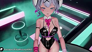 yo, wanna see ibuki dance sexy in 3d rabbit hole?