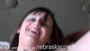Extreme closeups of young girl's pussy dripping with cum
