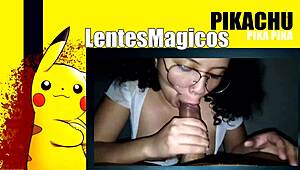 Dirty mexican schoolgirl with glasses learns to suck cock at age 20