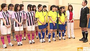 I watched a Japanese female team take naughty lessons from their coach, so wild!
