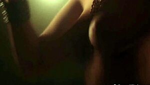 Nude Indian Brunette Dances Sensually, Teasing and Becoming Aroused at Night