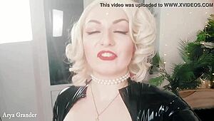 Cuckold Husband Watches Femdom Arya Grander Dominate In POV Close-Up