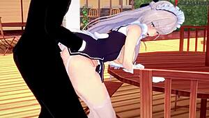 belfast quick fucks in restaurant azurlane pov