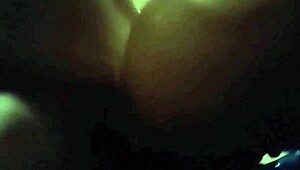 Tiny Filipina Screws Hard and Swallows Cum in Dirty Garage