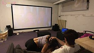 Stepsiblings fuck during Disney movie and call it family bonding 😜